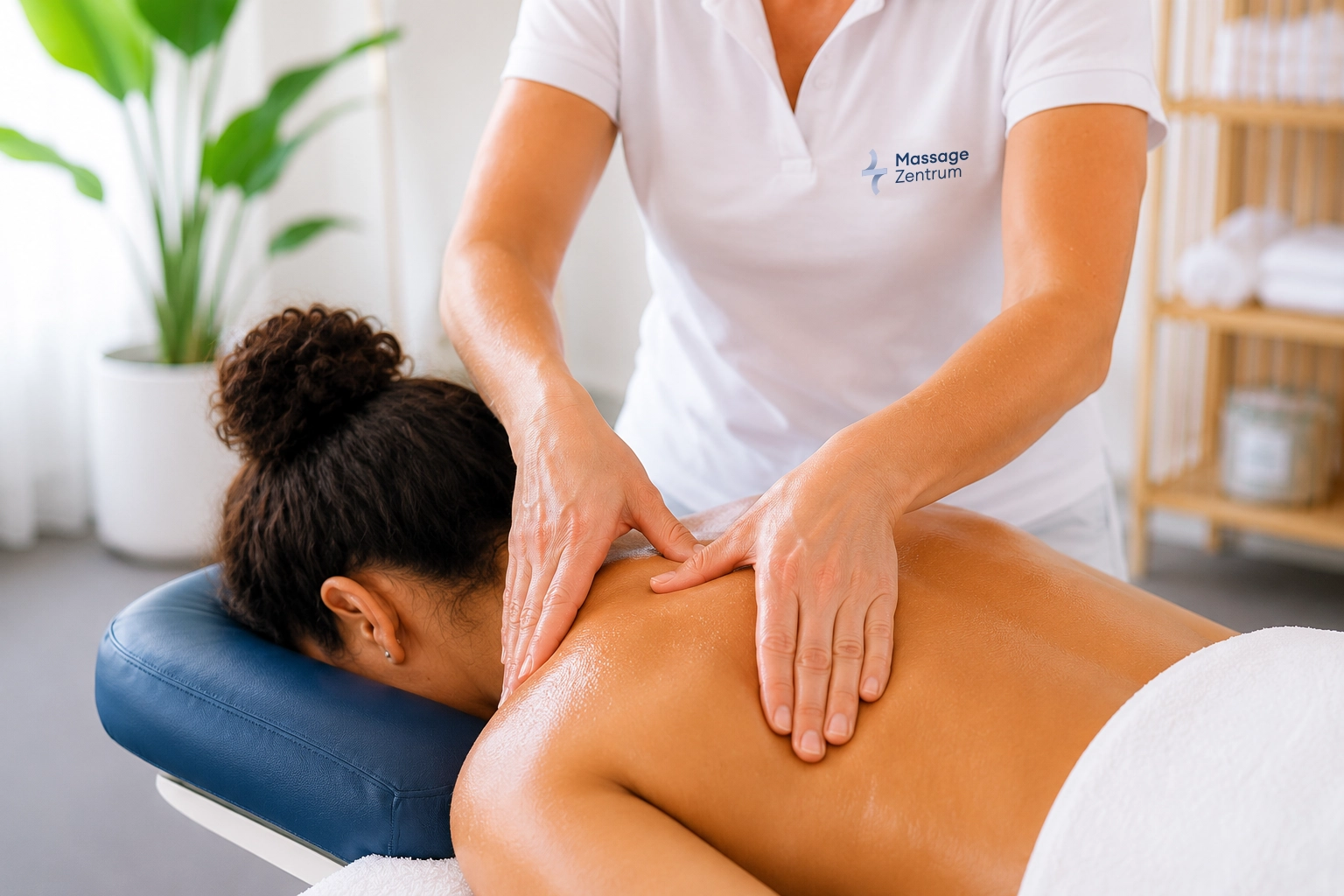 Klassische Massage für Nacken und Rücken im Massage Zentrum Olten – Muskulatur lockern und entspannen