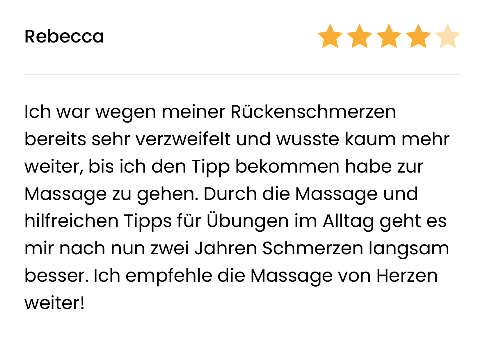 Massage Referenz Olten 2